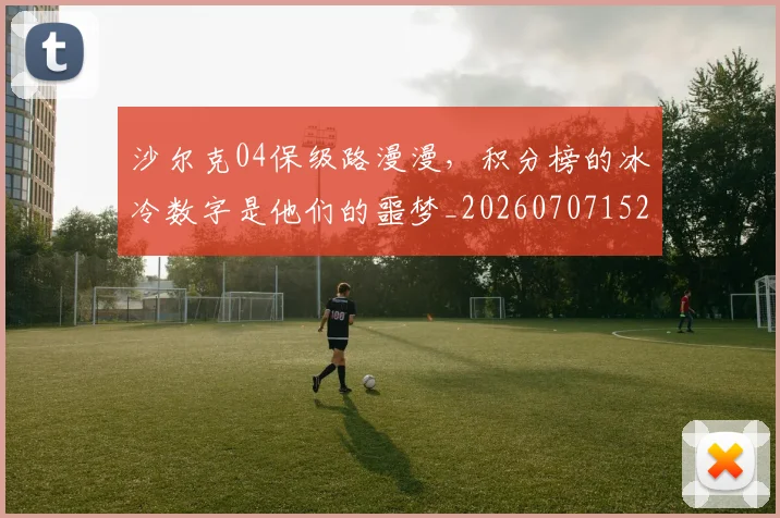 沙尔克04保级路漫漫,积分榜的冰冷数字是他们的噩梦_20260707152936